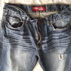 Mens Express Kingston Distressed jeans 34x34